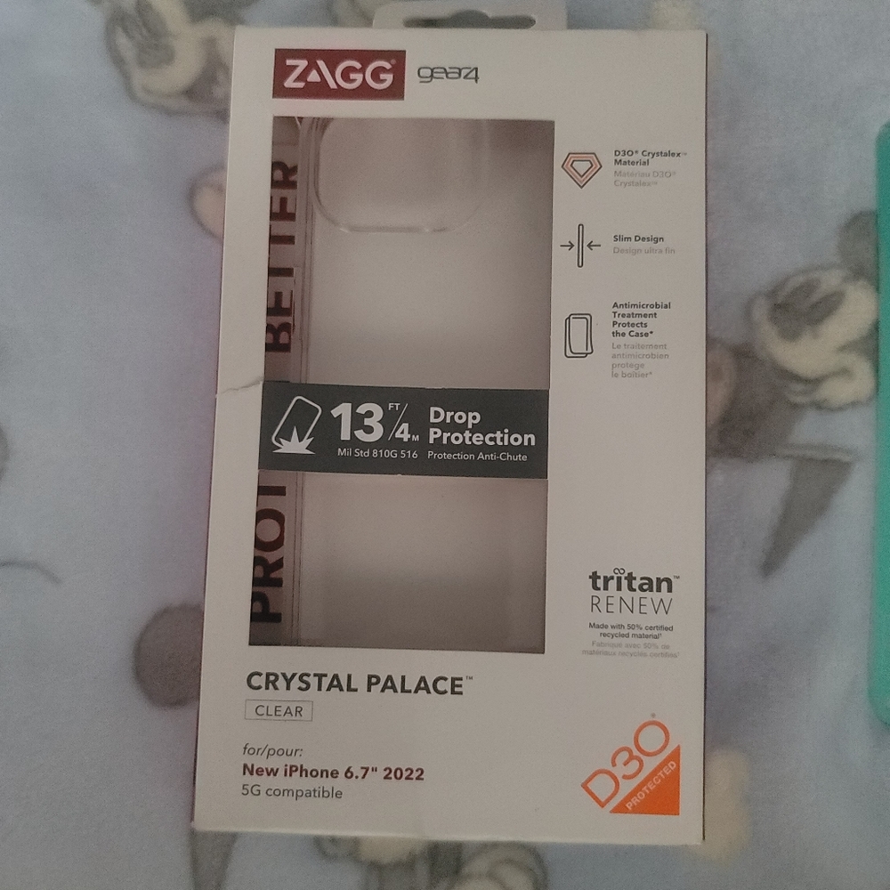 New Crystal Palace Clear Phone Case for iPhone 6.7"